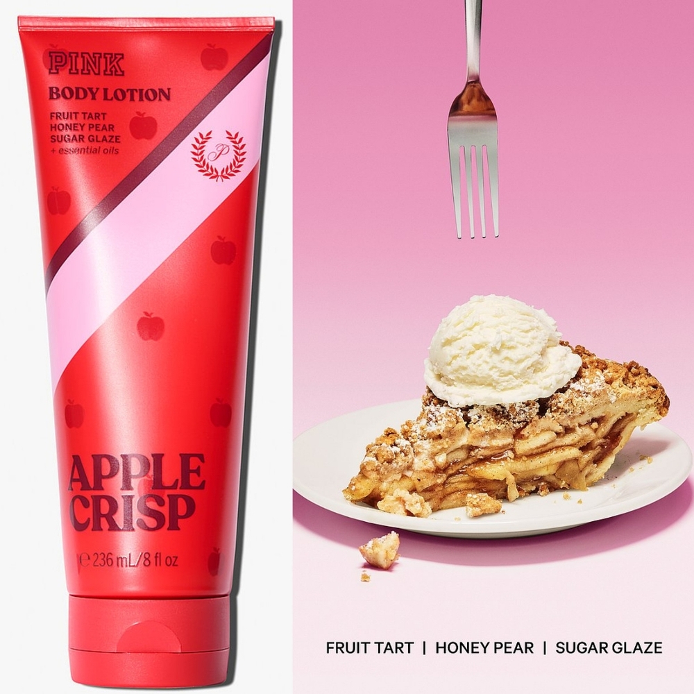 Victoria's Secret PINK Apple Crisp Fragrance Body Lotion 8oz NEW